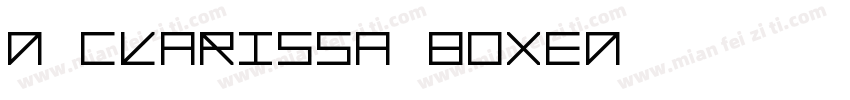 D Clarissa Boxed字体转换